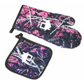 Exclusive Moon Shine Camo , Muddy Girl  Pot Holder/Oven Mitt Combo